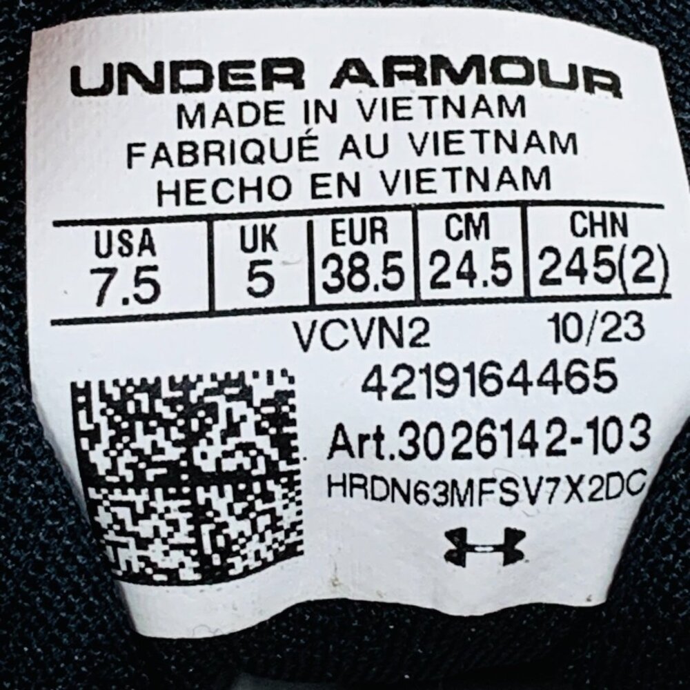 Under Armour Charged Breeze 2 White Violet Women's Running Shoes 3026142-103 - Picture 8 of 8